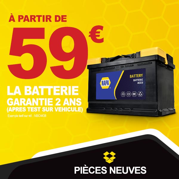 Vous souhaitez changer la batterie thermique de votre véhicule ? Nous avons forément ce qu'il vous faut, à partir de 59€ dans nos 8 magasins Éco Pièces Auto.